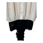 HAH Hot As Hell Bodysuit Women Small Black White Polka Dot Heavy Knecking NWT Photo 7