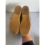 Kate Spade  Striped Lido Sparkle Espadrille Lace Up Sneakers Size 7 Photo 3