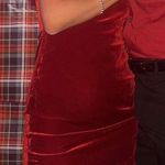 Red Velvet Cocktail Dress Photo 0