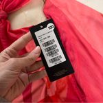 Vix NWT $218 Hambla Thuly Coverup Vibrant Red Sheer Jumpsuit Pink Size L Photo 1