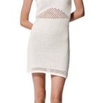 ZARA Cream crochet knit mini dress Size M Photo 0