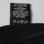 BCBGMAXAZRIA ​ Black Jersey Knit Midi Skirt M Ruched Asymmetrical Waist A-Line Photo 3