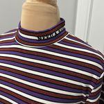 Teddy Fresh  Need a Hug Striped Mock Neck Tee Photo 3