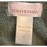 Stan Herman Women's Full Zip Sage Green Plush Fleece Hoodie Size M Size M Photo 3