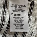 Nic+Zoe Shaded Stripes Drape Open Front Cardigan, Sz Small Photo 10