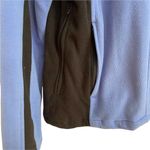 Karbon Purple and Black Fleece Zip Up Sweatshirt Size M Photo 4