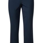 Ecru EUC Prince Navy Crop Straight Leg Pant. MSRP $172 Photo 2