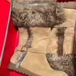 Coach  suede fur trimmed boots Photo 0