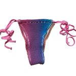 Cleonie Swim Rainbow Bells Kini Triangle Bottoms Sz XS Pink Photo 4