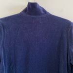 Juicy Couture Y2K Blue Terry Cloth Full Zip Jacket Size Large Preppy Photo 6