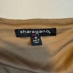 Sharagano Women's Textured Pattern Cap Sleeve Scoop Neck Sheath Dress Sz 10 Brown Photo 9