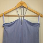 Petal and Pup  Declan Halter Maxi Dress. Lavender/Light Blue. Size: Large. Photo 4