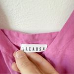 Lacausa  Tiered Linen Dress Sz S Photo 2