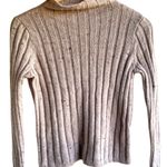 Madewell wool blend Cream Cowl Neck Sweater with Ribbed Texture Photo 2