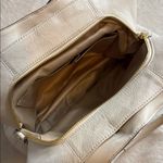Coach Campbell Triple Entry Pebbled Leather Hobo – Style F24868 in Cream/Ivory Photo 11
