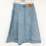 Levi's  Premium Denim Button Circle Midi Skirt Womens Size 27 Button‎ Front Midi Photo 8