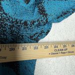 Yushi Women's Textured Jacket Size L Blue Black Big Button Art to Wear Artsy Size L Photo 6