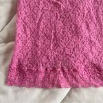 Frederick's of Hollywood Fredrick’s of Hollywood Size Medium Elegant Pink Lace Babydoll Camisole Top Y2K Photo 3