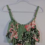 Abel the label  ATL Mint Forest Ruffle Handkerchief Hem Dress Size XS Photo 10