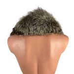 Saga Fox  Shawl Collar Scarf Wrap Stole Silver Fox Fur Photo 4