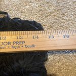 Speechless  Strapless 3D Floral Top Pleated Maxi Dress Black Gown Size 11 Photo 5