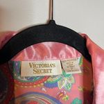 Victoria's Secret Vintage  Gold Label pink paisley two-button top Photo 2