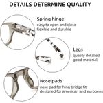 Blue Light Reading Glasses 2.5 Readers 5 Pair Womens Anti Photo 2