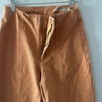 ASOS Pants Women's 26 Camel Wide Leg Crop Cotton Denim Fall Neutral Indie Photo 3