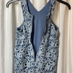 Gianni Bini Gianna Bini Lace Large Embroidered Vintage Light Mini Blue Dress Size S Photo 9