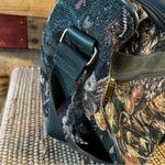 Jaguar‎ Floral Vintage Small Duffel Bag Green Photo 4