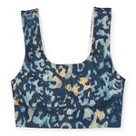 Fabletics Animal Print Scoop Neck Wide Straps Sports Bra Extra Small Photo 0
