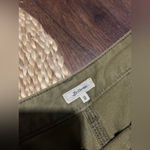 Bellerose green button front pants denim cotton $300 contemporary winter boho Size 0 Photo 2