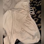 Aerie NWT  Beige Ruched Rib Midi Dress Sz. M Photo 7