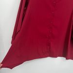 Avenue Button Up Womens Top Sz 26/28 Holiday Roll Tab Blousy NWT Minimal Office Photo 3