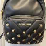 Love moschino Studded Heart Backpack Nappa Blk NEW Photo 2