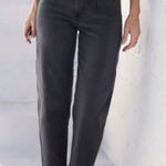 AYR  Sz 31 The Beat Barrel Leg Jeans Uni Black Jeans Photo 0