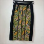 Anthropologie NEW Maeve Women's Embroidered Pencil Skirt Size 0 Multicolor Photo 1