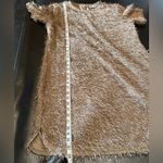 209 WST 38 New York Fuzzy Midi Dress size Large Tan Photo 8