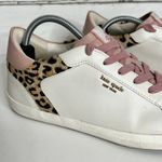Kate Spade Ace Sneaker White Leather Shoe Size 8.5 Photo 2