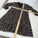 ZARA  Dress Womens Small Floral V Neck Short Sleeve Empire‎ Waist A Line Boho Photo 5
