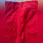 Tuckernuck  Vibrant Red Flare Leg Jeans Photo 3