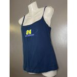 Jeff Gordon Shirt Tank Top Womens XL Blue NASCAR Racing Winners Circle Photo 2