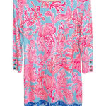 Lilly Pulitzer  Sophie Sea salt Blue 3/4 Sleeve Dress Sea Life Print Size XS Photo 0