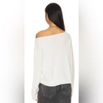 Lovers + Friends NWT  ALAYAH Off Shoulder Sweater White S Photo 3