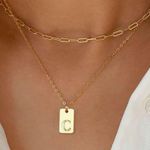 Amazon M Gold Plated Necklaces Photo 0