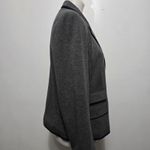 Gap  Grey Blazer Navy Trim Blazer Size 12 Old Money Preppy Academia Classic Photo 3