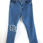 Brandy Melville John Galt Womens Jeans Button Fly High Rise Medium Wash S Photo 0