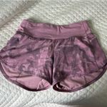 Lululemon  Pink Camo Shorts Photo 0