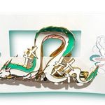 Her Universe Studio Ghibli Spirited Away Haku Claw Clip Photo 0