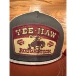 Yee Haw Roughstock Outdoor Cap Trucker Hat Rodeo Western‎ Country blue Cowgirl Gray Photo 5
